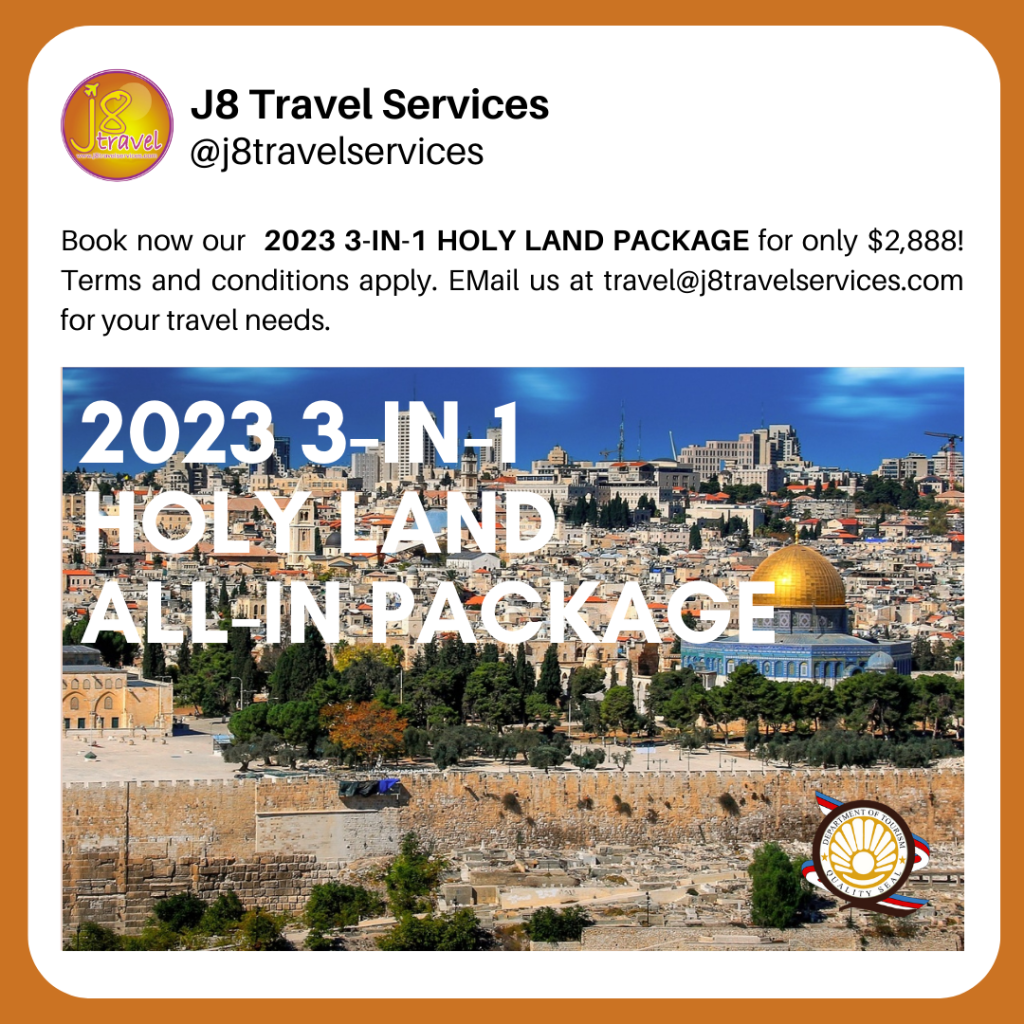 2023 Holy Land All-In Package
